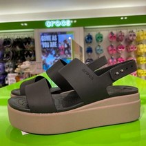 이랜드 [크록스]크록스 브루클린 로우 웨지 우먼 블랙 206453-07H_신구로점