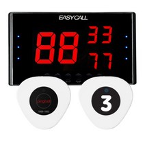 이지콜 PB-100 벨(화이트)+수신기 세트상품 (번호스티커 무료부착 수량변경가능), 6) EY-2001모니터 1개+호출벨(화이트) 12개, 12개