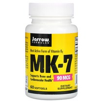 Jarrow Formulas 비타민k2 MK-7 혈관건강 뼈건강 60소프트젤