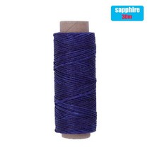 가정용 미니 재봉틀 다색 150D 30M 가죽 바느질 왁스 스레드 코드 가죽 공예 DIY 바느질 스레드 가죽 바느, 15 O-30M, [15] O-30M