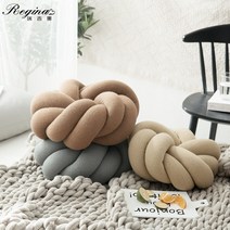 북유럽쿠션 수제 패브릭 거실쇼파 인테리어 벨벳 자수 레이스 면 쿠션, 25-30cm, 빨간색
