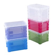 Super Stacker (1) 4 x 6 Inch Index Card Box Assorted Colors 1 Box null, 1, Color May Vary