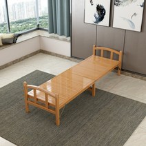 대나무 평상 접이식 야외 베란다 옥상 대청마루 대나무침대 테이블 이동식, 80X197cm(협판)
