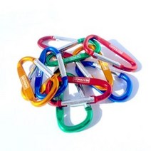 노마드 컬러풀 카라비너 10p, 랜덤 발송