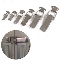 매미 고리 클랩프 버튼 스텐 잠금 장치 걸고리 배달통 탑박스 고정 적재함 걸쇠 토글 버클, F_106mm1P