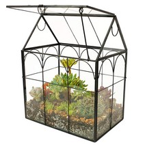 ElegantLife 유리 기하학적 테라리엄 다육식물 공중식물(식물 미), Black House