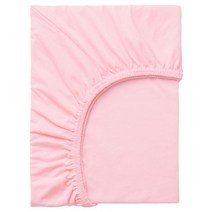 이케아 렌 유아용 매트리스커버 핑크 80x165cm 면100%