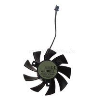 T128015SH 75MM 2Pin DC 12V 0.32AMP 그래픽 비디오 카드 냉각 팬 EVGA GTX 650 650Ti GTS 450 그래픽 카, 한개옵션0, 한개옵션1