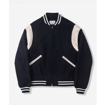 LETTERCOMO 빅 어워드 스타디움 울 바시티자켓 다크네이비 Big Awards stadium Wool Varsity jacket Dark Ny YE