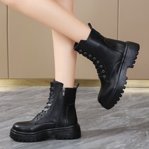 웨스턴 부츠 카우보이 코디 워커 마틴 패션 앵클 가 겨울 신발 플랫폼 숙녀 레이스 업