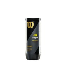 Wilson US 오픈 테니스 공 옐로 72개, Single Can (3 Balls)Extra Duty