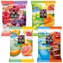 오리히로 푸룬과 蒟蒻 젤리 파우치 4종 8맛 포장