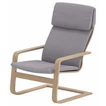 펠로 의자 면 커버 교체품은 IKEA 펠로 의자 커버 (또는 펠로 안락의자 슬립커버)와 호환됩니다 (가볍고 촘촘한 면 그레이), Lighter Dense Cotton Gray
