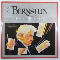 (중고LP) 번스타인 명곡 모음집/ 도시에서 중 세개의 춤곡/ 웨스트 사이드 스토리 중 맘보/ 깡디드 서곡/ 팬시 푸리 발레/ 미사용 자켓 음반 상태 AA
