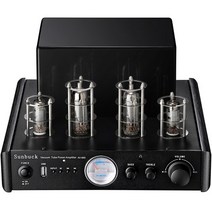 Sunbuck- AV880 2.1 35W 섬유 동축 USB 블루투스 헤드폰 앰프 클래스 A HiFi 스테레오 진공관 오디오, 01 Black_01 230V