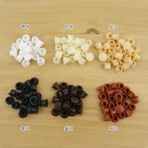 피스캡 50개입 8mm 백색 피스 구멍 캡 기타 부속