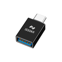 이쏘코리아 USB 젠더 연결 어댑터, USB-A to C타입 OTG 젠더, 블랙, USB-A to C타입 OTG 젠더
