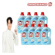 [오미노비앙코] [8통싱글] 이태리 직수입 NEW 네이처프레쉬 세탁세제 무스키오비앙코향, 상세 설명 참조