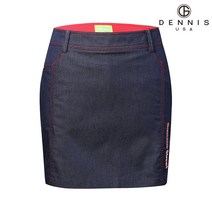 데니스골프 DENNIS 여성)데님라이크스커트_네이비_S18MLSK382