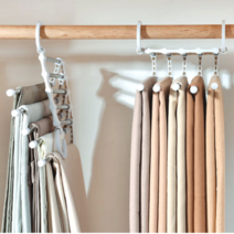 가치온 5단 접이식 바지걸이, 2개