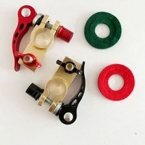 12V 배터리 자동차 탑 포스트 터미널 와이어 케이블 클램프 커넥터 6 가지 스타일 24V 1 쌍, Style 7