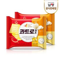 남양유업 콰트로치즈 4가지 치즈의 맛있는 황금비율치즈 12매x2 총24매, 콰트로치즈 12매x2개 (총 24매)