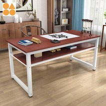 서예 테이블 그림 회화 공부 붓글씨 책상 서예 미술, 포멜로 우드+화이트 스탠드 A타입, 150x60x79cm