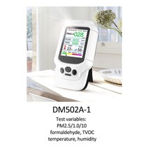공기질 측정기 휴대용 오존 O3 검출기 T OC PM2.5 분석기 센서 가스 PM1.0 PM10 0 5ppm 테스터, 01 DM502-A1