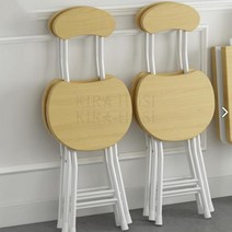 kirahosi 접이식 의자 간이 등받이 체어 가정용 43호+덧신증정 DD7x97rb, 블랙