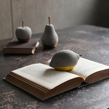 유니크 장식품 인테리어 오브제 사과 문진, BRENNAN