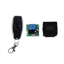 대문번호키 양문형 도어락 현관문 유리문 DC12V 1CH 315MHz 무선 금속 원격 제어 스위치 수신기 포함 전기 잠금 장치 123 송신기 1 모듈, 1 sender