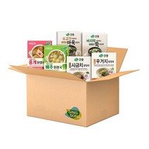 신송 즉석국 블럭 된장국 6종 세트 (5개입 x 6박스) 총 30인분, 300g, 1세트
