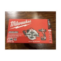 Milwaukee 밀워키 2992-22 NEW M18 18V 해머드릴 원형톱 콤보 키트 2