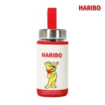 [하리보] 골드베렌 보틀 커버 350ml, 레드