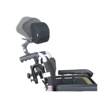 휠체어목받침 목쿠션 목받이 거치대 조절 쿠션, 블랙 25mm