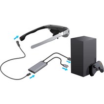 ar글래스 스마트글라스 Rokid-에어 AR 안경 USB C 타입 케이블 2M, 한개옵션0