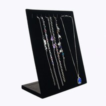 굿디피 스탠드 목걸이 진열대(20x24cm) (블랙) 가정용 업소용 도매 추천