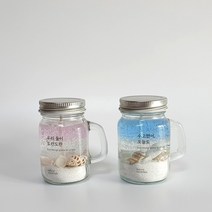 달빛마녀캔들 투톤 젤캔들 만들기 DIY 키트-(110ml) 2개, 레몬라벤더, 핑크