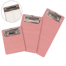 걸이형 영수증 메모지 수첩 가격표 메모 클립 보드 보관철, 색상/사이즈, 110/갈색