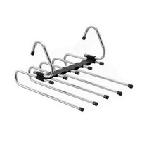 5 in 1 바지 선반 옷걸이 다기능 옷장 수납 StainlessSteel Mag, 02 34x25cm black hanger