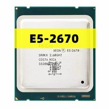 제온 프로세서 E52670 CPU 20MB 8 코어 260 GHz 800 GTs LGA 2011 SROKX E5 2670