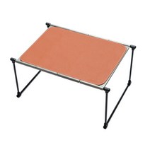 Neirny 감성 캠핑 가죽 커버 방수 차박 캠핑롤 테이블 매트 식탁보 테이블보 S/M/L 3color, 브라운