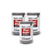 매직브라이트 일회용 수세미 3팩 180매, 60매