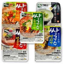 백제 쌀국수 멸치맛+얼큰한+김치맛+육개장맛+파곰탕, 1세트