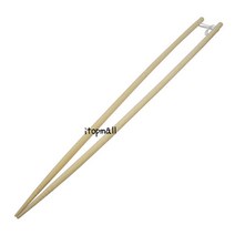 무코팅 나무 튀김젓가락 45cm 긴 젓가락 나무 튀김용 요리, 단품