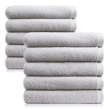 무형광 호텔수건 30수 170g 타올, 라이트그레이, 10개