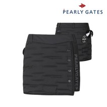 파리게이츠 골프 pearlygatesgolf여성 폼폼 키링 구스다운 큐롯 스커트 P521A4PC369_BK, 001, BK
