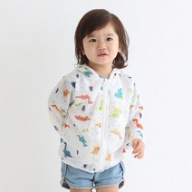 공룡 아동 바람막이 후드집업 외투 점퍼