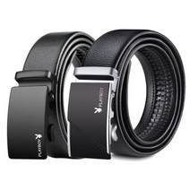 [월드온]남성 정장벨트 자동버클 허리띠 중년 비즈니스 허리벨트 패션 117 120cm