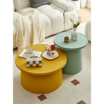 플라스틱 거실 소파 테이블 디자인 카페 북유럽 소형, 작은 회색